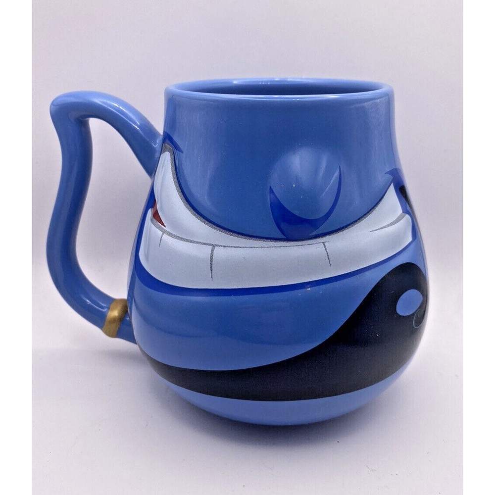 Disney Aladdin Genie Face and Lamp Coffee Mug Cup Used